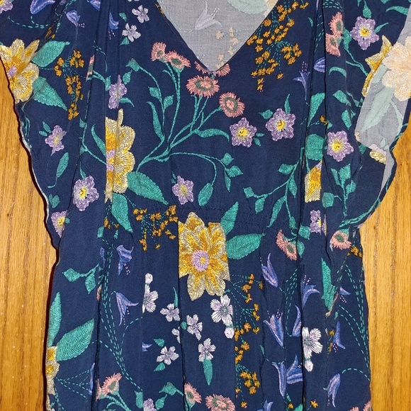 Old Navy Dresses & Skirts - EUC blue maternity dress